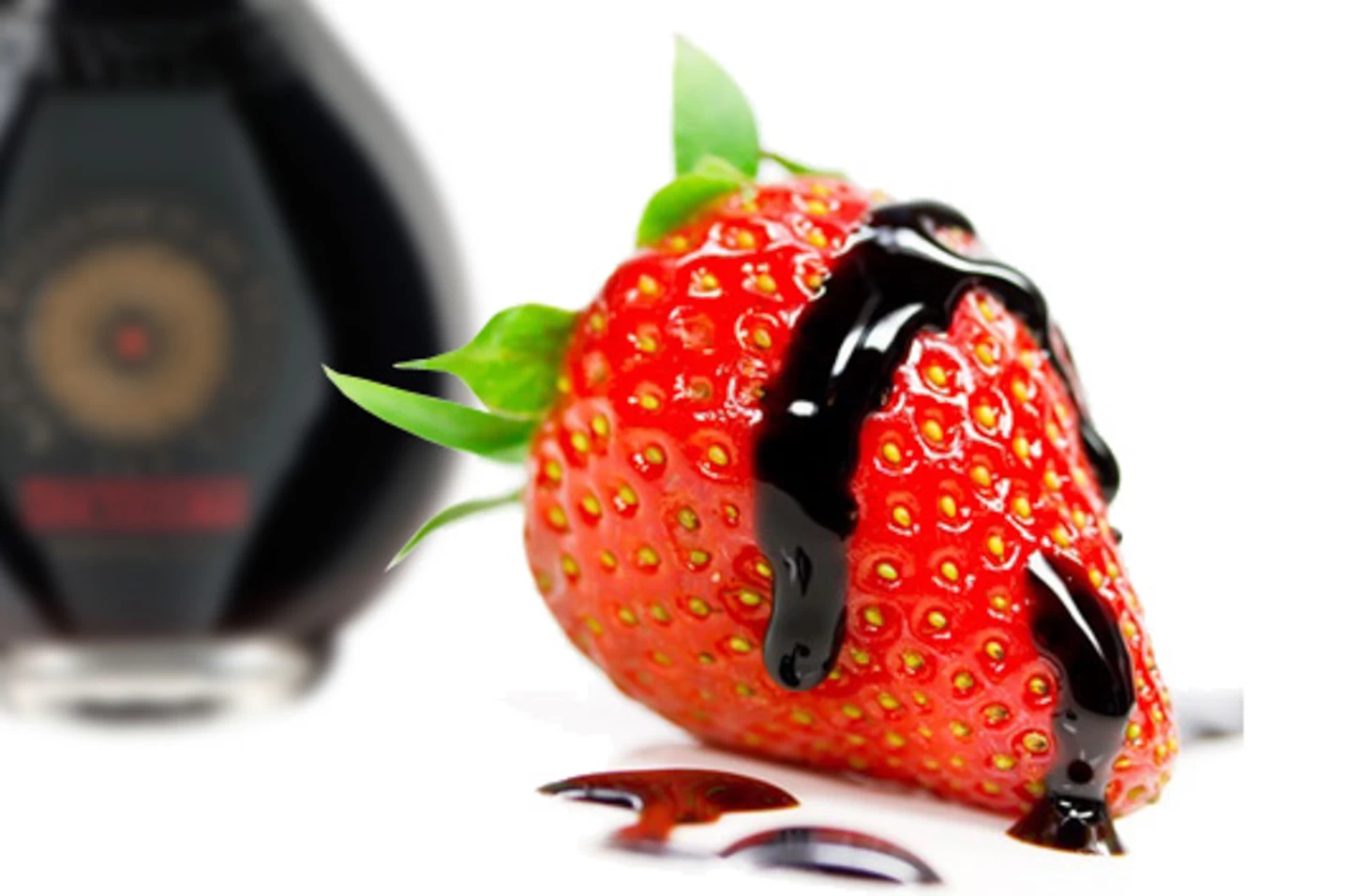 Potrawa z octem balsamicznym